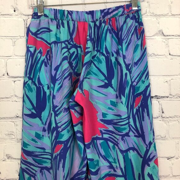 Lilly Pulitzer Middleton Palazzo Pants Size XS Chic Pink Sway - Picture 5 of 8
